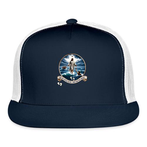 Walking On Water Faith T Shirt, Christian Miracle - Trucker Hat