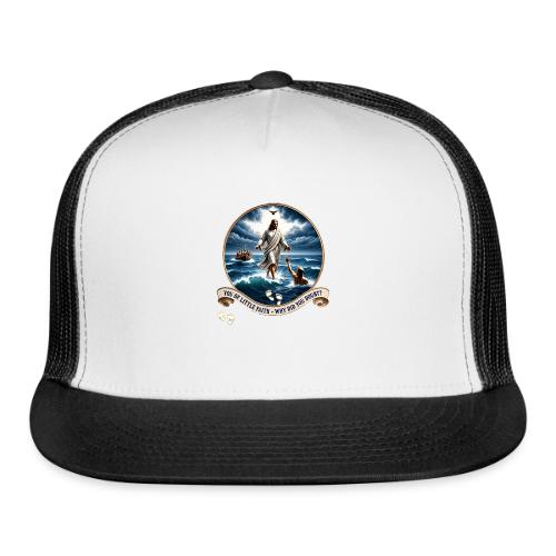 Walking On Water Faith T Shirt, Christian Miracle - Trucker Hat
