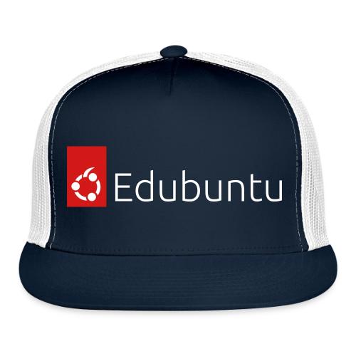 Edubuntu Logo 2023 - White - Trucker Hat