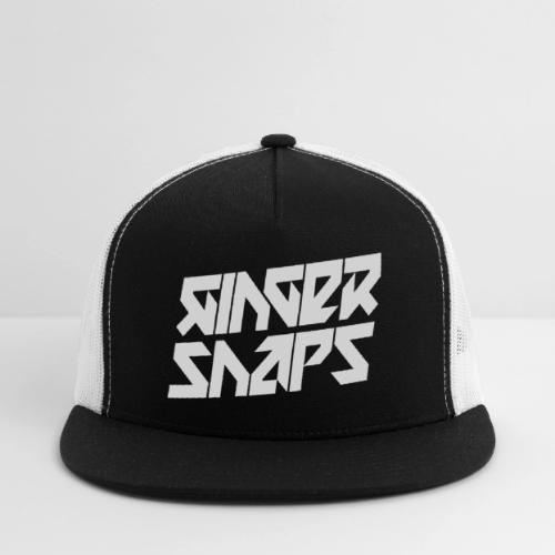 Ginger Snap5 logo (two lines white) - Trucker Hat