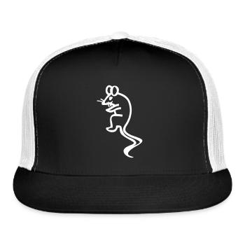 Cute Mouse - Trucker Hat - black/white - Front