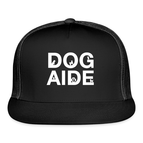 dog aide NEW white - Trucker Cap