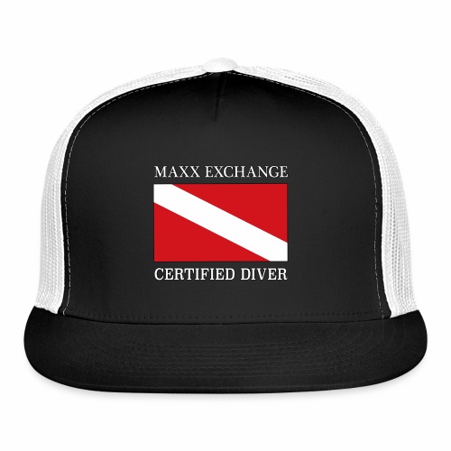 Maxx Exchange Certified Diver Frogman Snorkel. - Trucker Cap