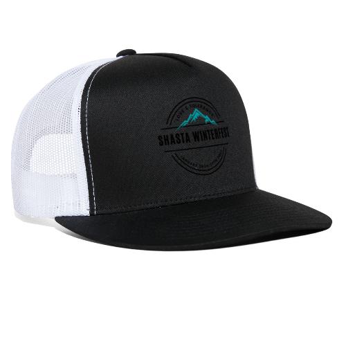 Black Front Logo - Trucker Cap