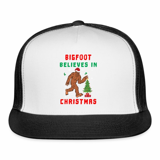 Bigfoot Believes in Christmas funny Squatchy Beast
