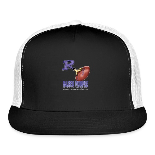 ravens r bleed shirt png - Trucker Cap