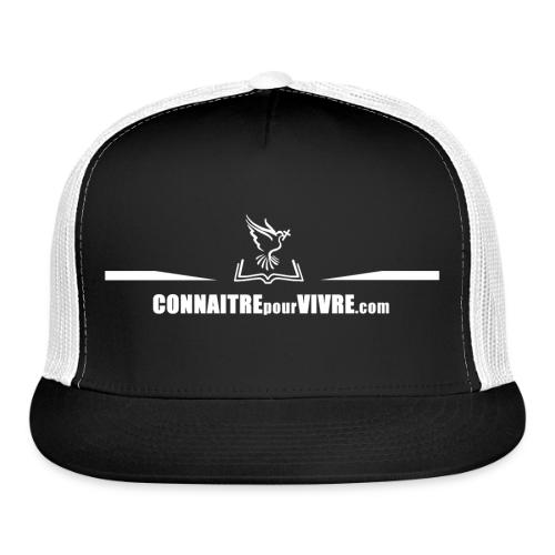 LOGO CONNAITREpourVIVRE - Casquette de camionneur