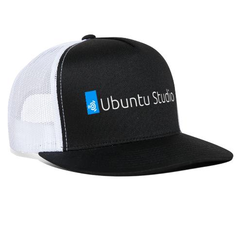 Ubuntu Studio Logo 2022 - White - Trucker Cap