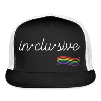 Inclusive - Trucker Hat - black/white - Front