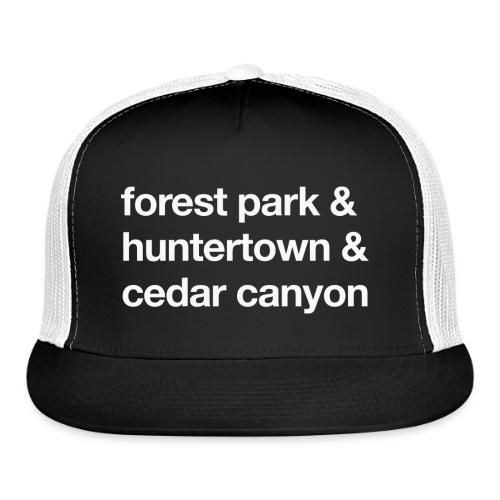 1 Church 3 Locations - Trucker Hat