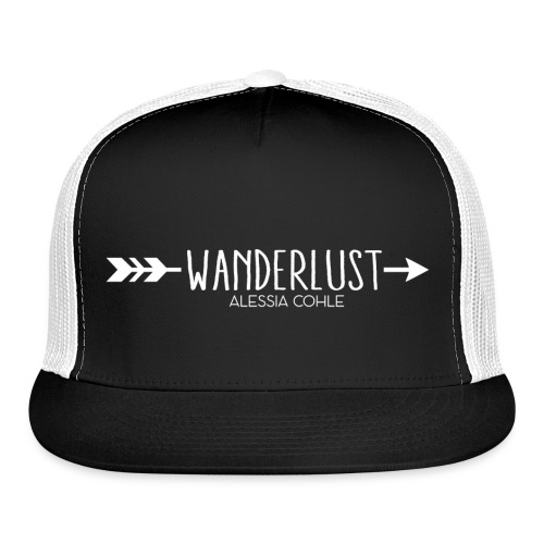 Wanderlust (white logo) - Trucker Cap