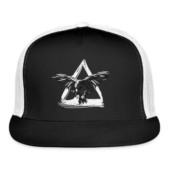 Viking Raven - Trucker Hat - black/white - Front