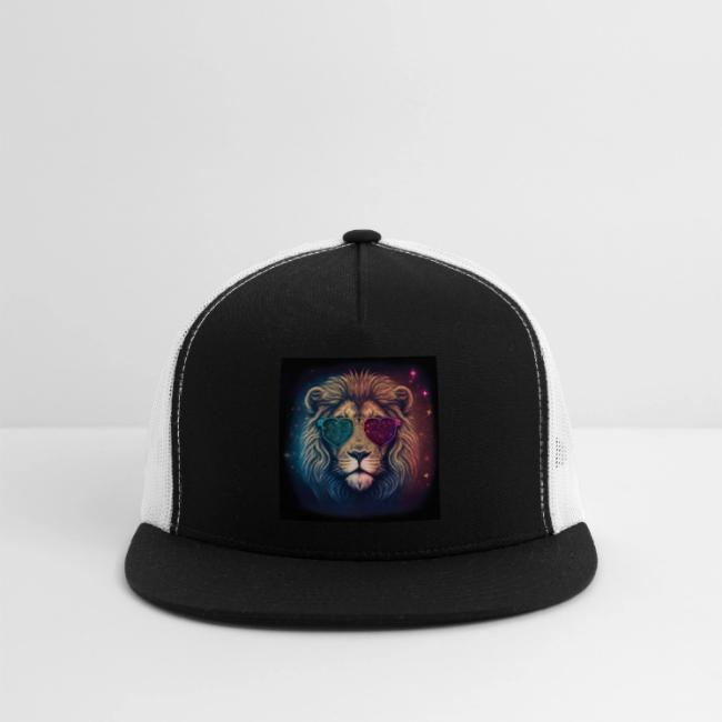 Jesus Lion of Judah wearing love glasses