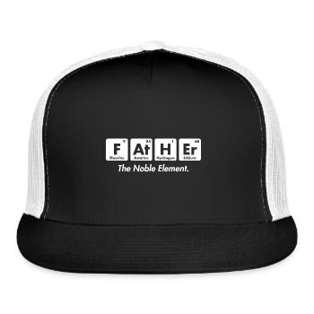 FATHER ELEMENT - Trucker Hat - black/white - Front