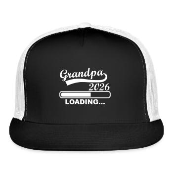 Grandpa 2026 Loading Anticipation - Trucker Hat - black/white - Front