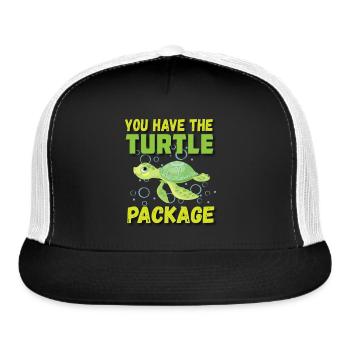 You have the Turtle Package - Trucker Hat - black/white - Front
