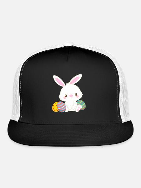 EASTER Happy Easter Day - Trucker Hat - black/white