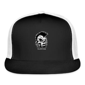 hard core - Trucker Hat - black/white - Front