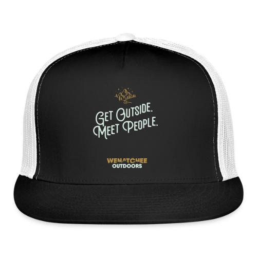 Get Outside. Meet People. 2-Tone, Alternate - Trucker Hat
