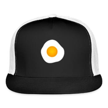Eggs - Trucker Hat - black/white - Front