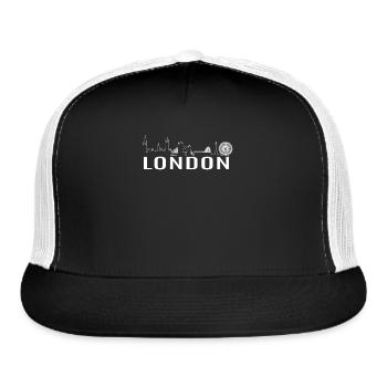 London - Trucker Hat - black/white - Front