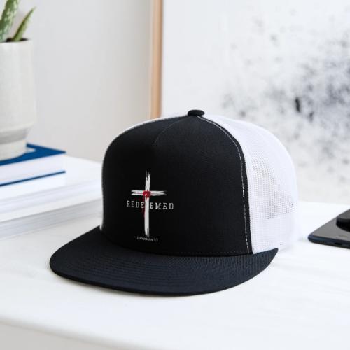 Redeemed by the blood of Jesus - Ephesians 1:7 - Trucker Hat
