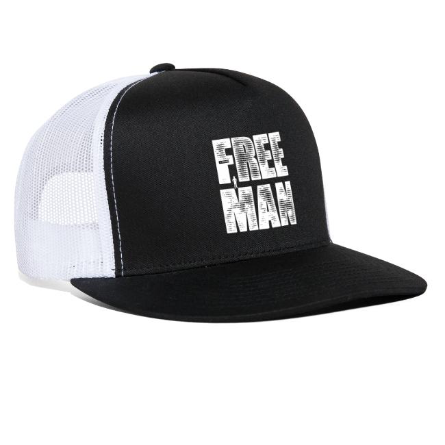 FREE MAN - White Graphic