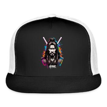 HONOR - Trucker Hat - black/white - Front