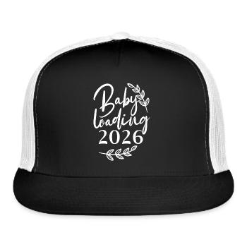 Baby Loading 2026 Anticipation Delight - Trucker Hat - black/white - Front