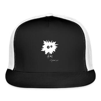 Woolly Beastie flashed - Bestiolus Fulguratus - Trucker Hat - black/white - Front