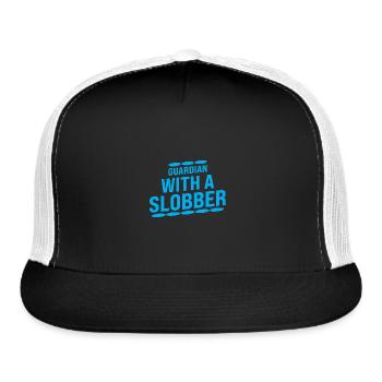 Guardian with a slobber - Trucker Hat - black/white - Front