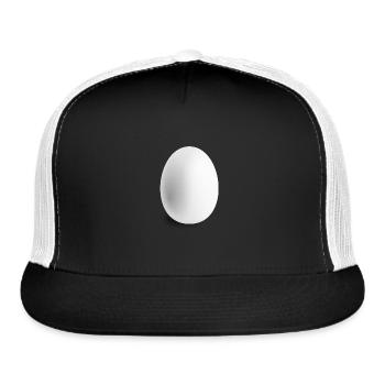 Egg - Trucker Hat - black/white - Front
