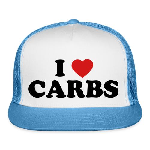 i heart carbs 2 color - Trucker Hat