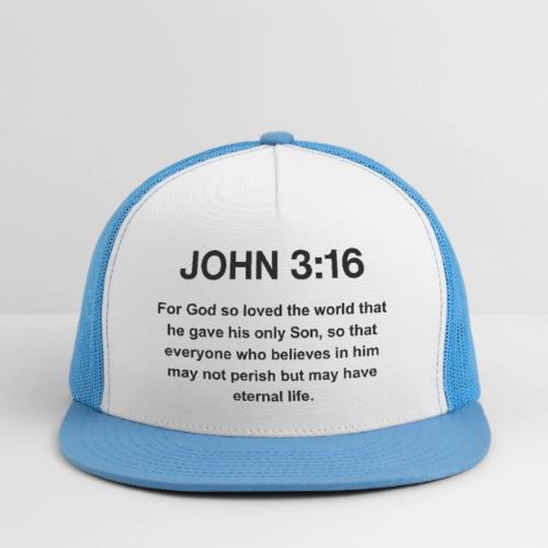 John 3:16 Christian Apparel – Bible Verse Clothing - Trucker Hat