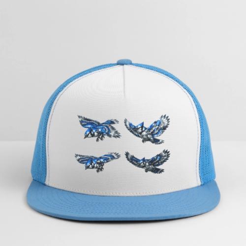 Silver Blue Jay Flight Stages - Trucker Hat