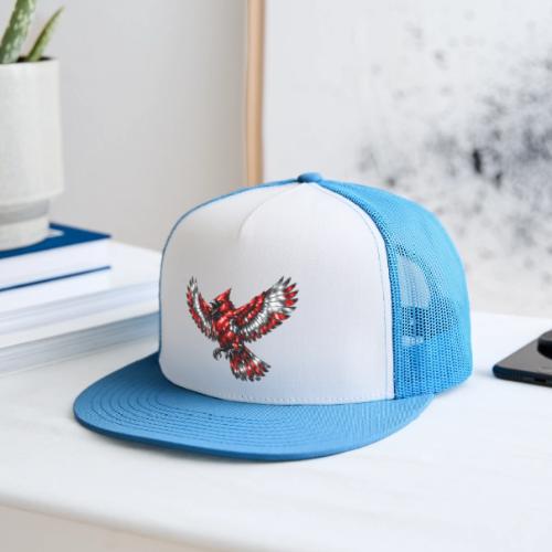Silver Cardinal in Flight - Trucker Hat