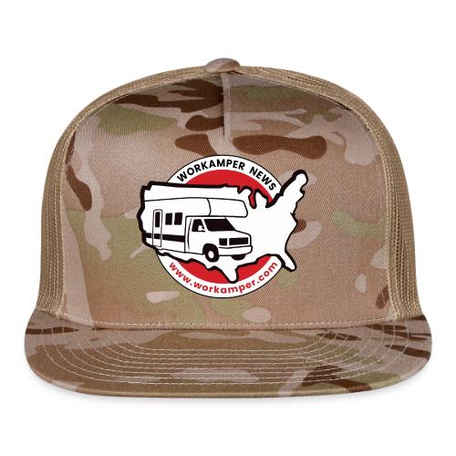 Workamper News Official Logo with Website URL - Trucker Hat
