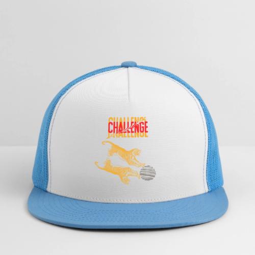 Double tiger fashion, jungle feline animals. - Trucker Hat