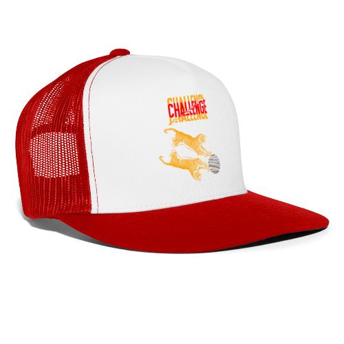 Double tiger fashion, jungle feline animals. - Trucker Hat