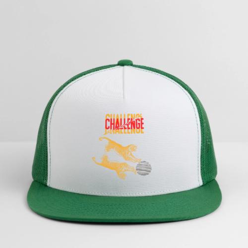 Double tiger fashion, jungle feline animals. - Trucker Hat