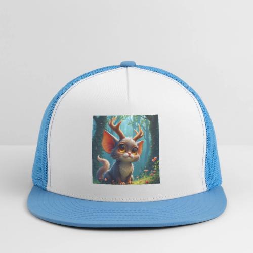 Magical Forest Creature with Deer Horns - Trucker Hat