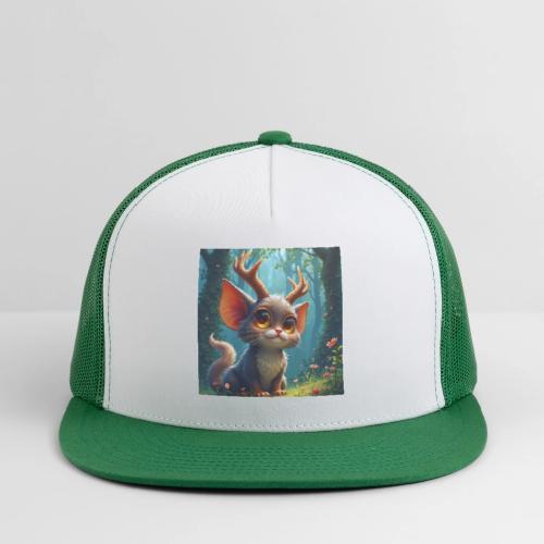 Magical Forest Creature with Deer Horns - Trucker Hat