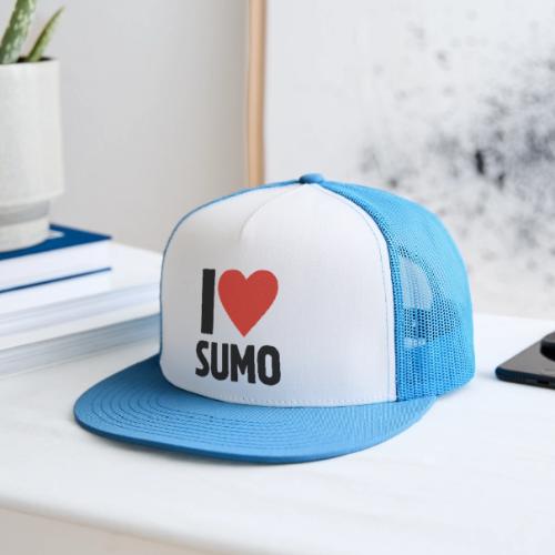 I Love Sumo – Bold Minimalist Sumo Wrestling Fan - Trucker Hat