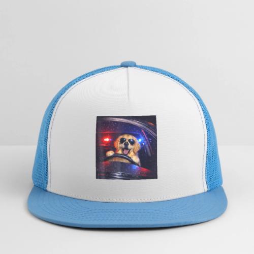 Funny Police Golden Retriever Meme Tee - Trucker Hat