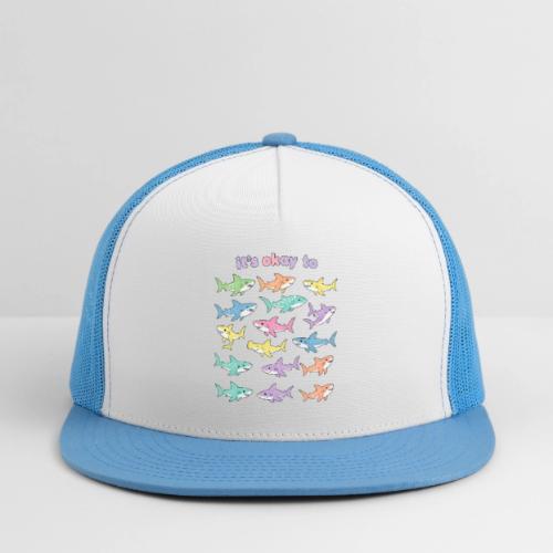 It’s Okay To – Cute Pastel Shark - Trucker Hat
