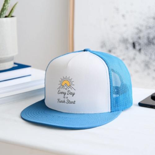Inspirational Mountain Sunrise Motif - Trucker Hat