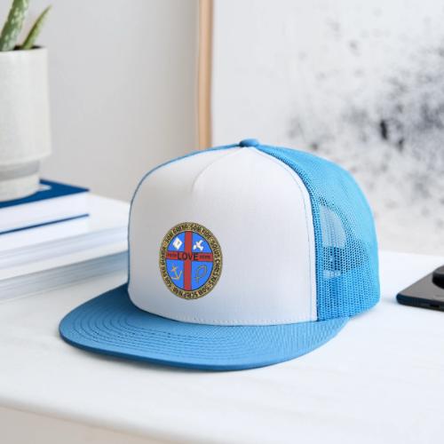 Five Solas Faith Hope Love Shirt–Christian Symbols - Trucker Hat