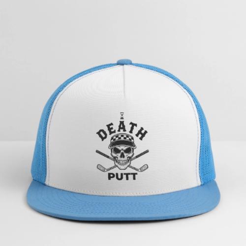 DEATH PUTT - Gothic Golf Gift Tee - Skull & Putter - Trucker Hat