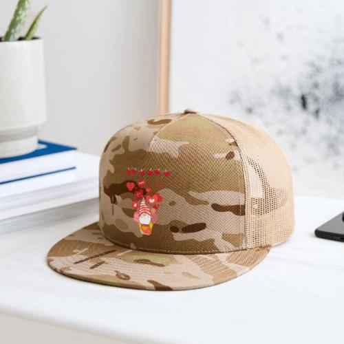 Design wrapped in love hearts, vibrating in love. - Trucker Hat