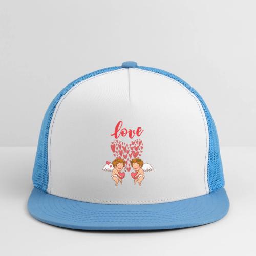 Cupid Love Designs, cupid love angel vibration. - Trucker Hat
